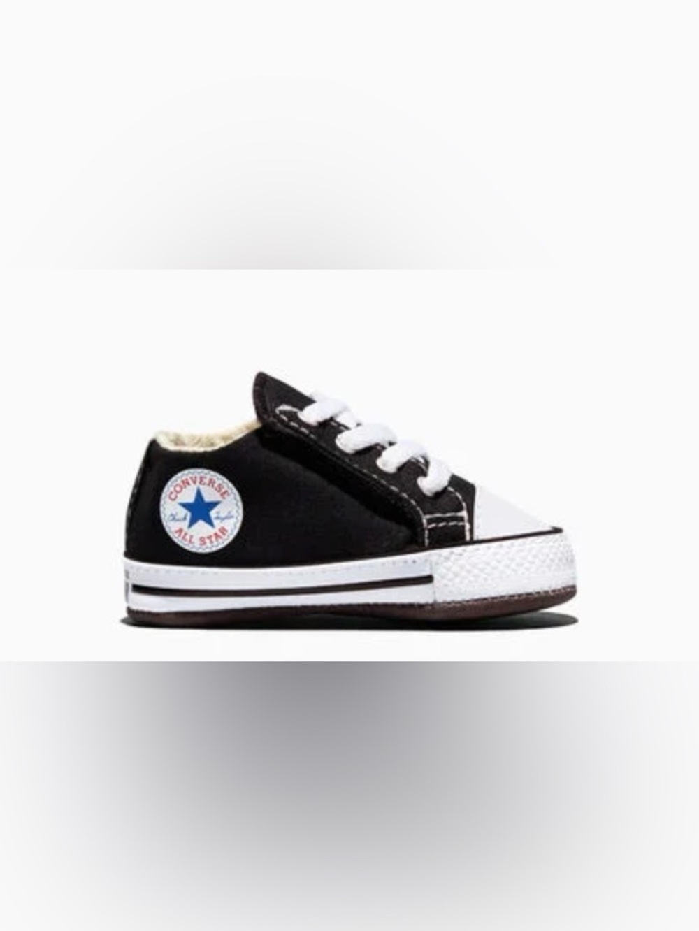 Chuck Taylor Converse Cribster Black and White Sneakers - Sz 2C like new!